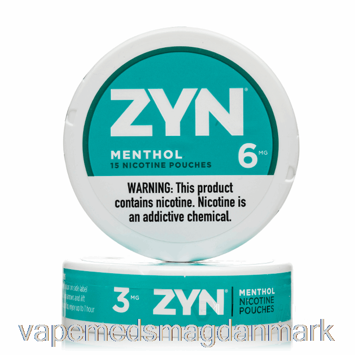 Engangs Vape Danmark Zyn Nikotinposer - Menthol 3mg (5-pak)